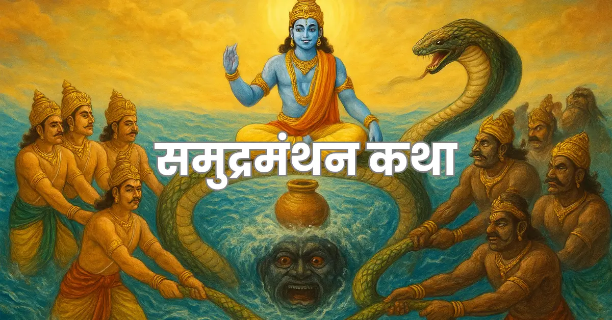1 Pauranik Katha in Marathi Samudramanthan katha | समुद्रमंथन कथा – देव-दानवांचा अमृतासाठी संघर्ष