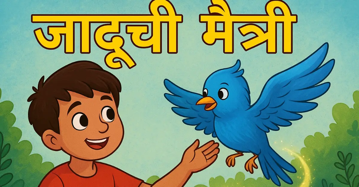 The Magic of Friendship – A Heartwarming and Inspiring Marathi Kids Story | जादूची मैत्री – हसवणारी, शिकवण देणारी आणि मनाला भिडणारी मराठी बालकथा