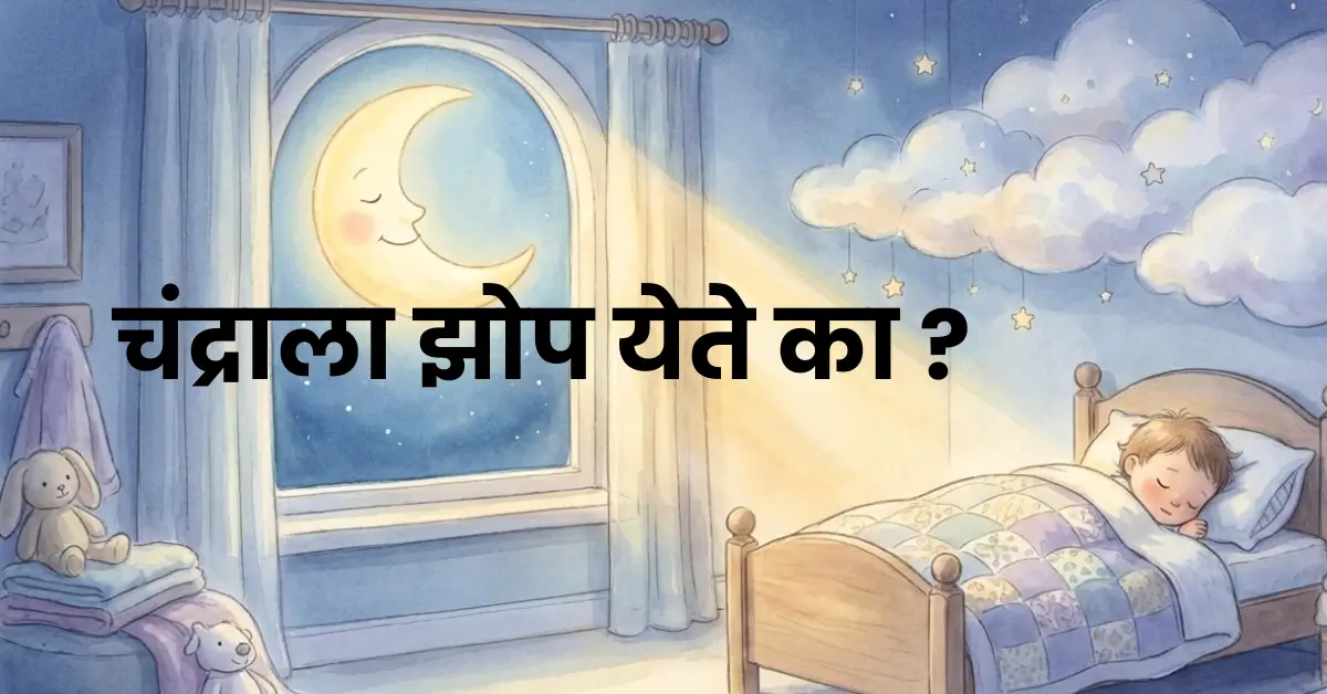 Does the Moon Sleep? | A Calm & Magical Bedtime Story for Kids 🌙 | चंद्राला झोप येते का? | मुलांसाठी शांत झोपेची गोड आणि मन शांत करणारी गोष्ट 🌙