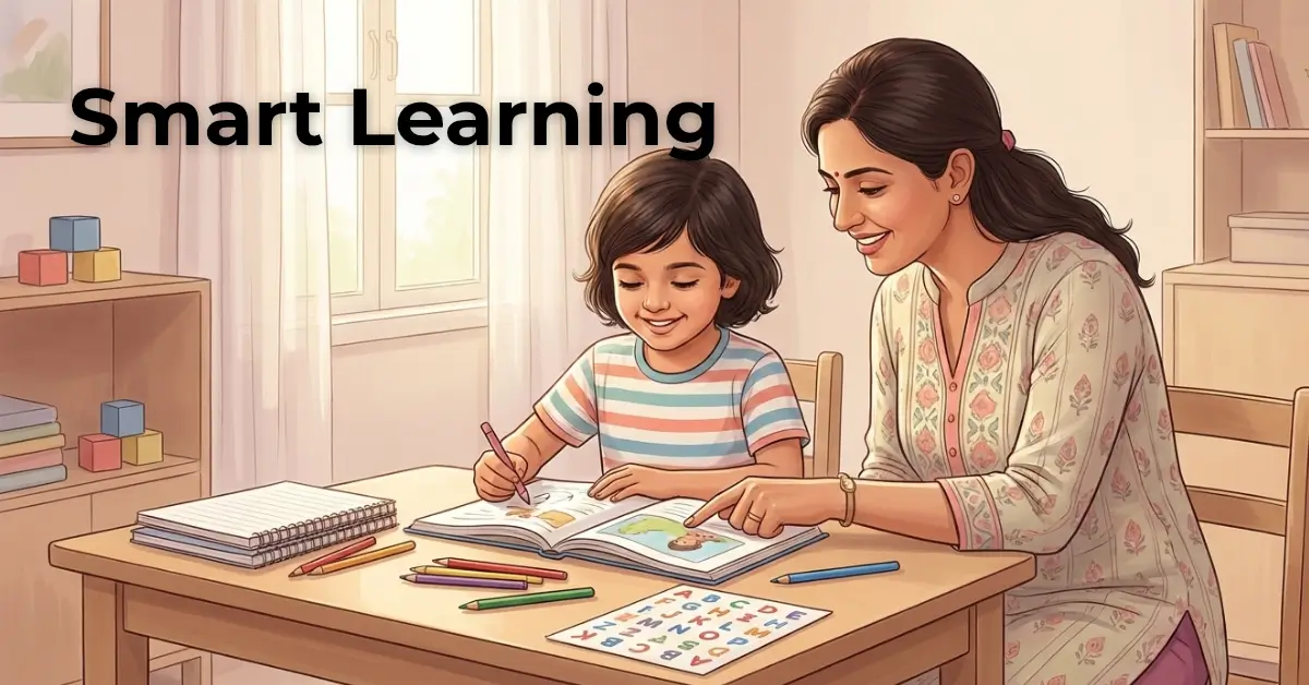 How to Help 1st Std Child Study at Home | 1st Std मुलांसाठी अभ्यास कसा घ्यावा?