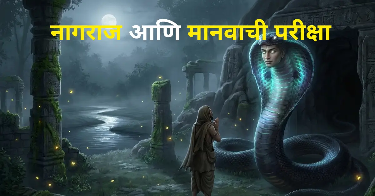 Nagaraj and the Human Test | नागराज आणि मानवाची परीक्षा – A Mythological Marathi Story