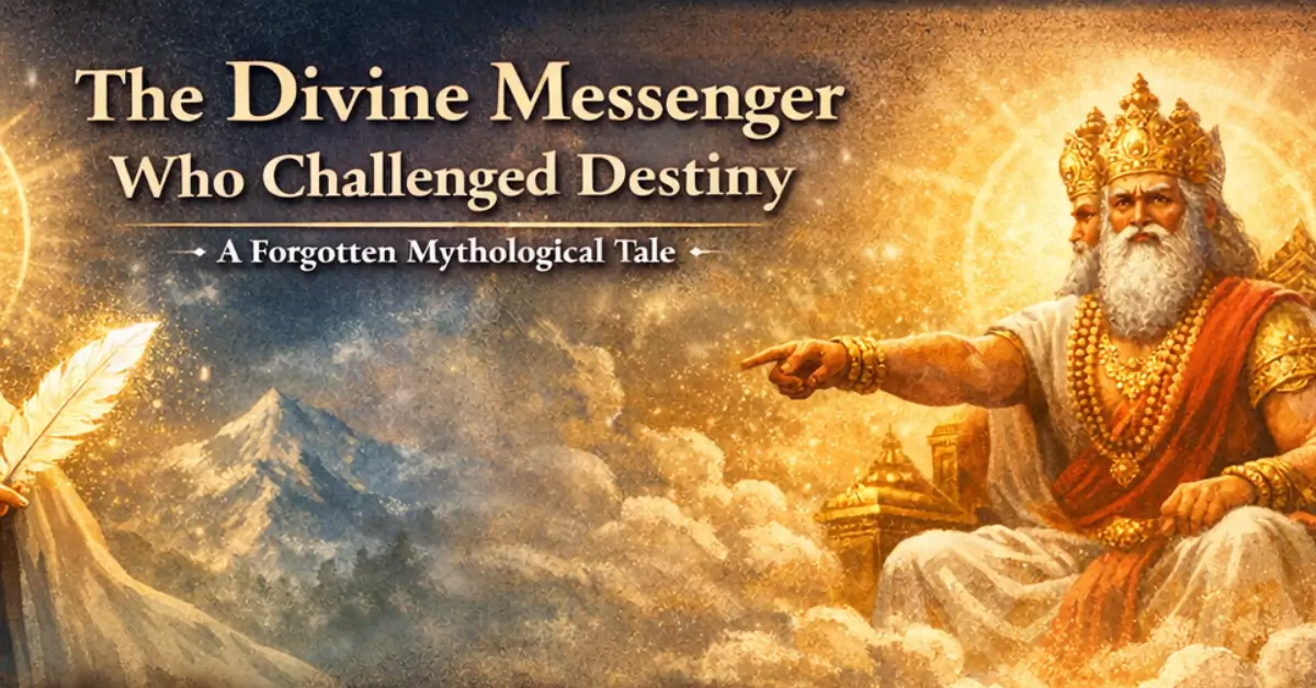 The Divine Messenger Who Challenged Destiny | A Forgotten Mythological Tale | नियतीला आव्हान देणारा देवदूत | विस्मरणात गेलेली एक पौराणिक कथा
