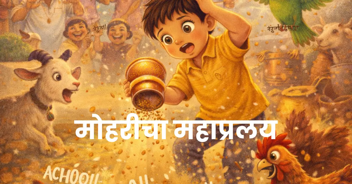 The Great Mustard Disaster | Funny Marathi Story for Kids | मोहरीचा महाप्रलय