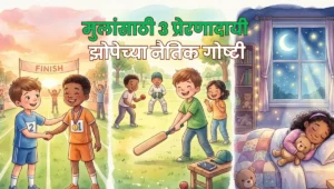 3 Inspiring Marathi Bedtime Stories for Kids – Lessons on Sportsmanship, Smart Screen Habits and Healthy Sleep | मुलांसाठी 3 प्रेरणादायी झोपेच्या नैतिक गोष्टी – हार स्वीकारण्याची ताकद, मोबाईलचा योग्य वापर आणि गोड झोपेचं रहस्य