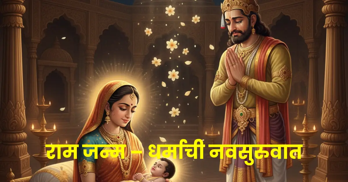 The Divine Birth of Lord Ram | A Powerful Story of Dharma and Duty | राम जन्माची अद्भुत कथा – धर्म आणि कर्तव्याची सुरुवात
