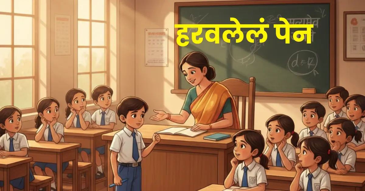 The Lost Pen That Changed a Classroom | A Powerful Moral Story शाळेतील हरवलेलं पेन | एक हृदयस्पर्शी बोधकथा