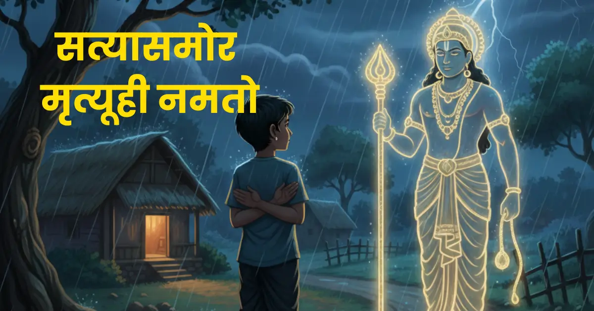 Yamraj and the Fearless Boy | A Powerful Moral Story on Courage and Truth | यमराज आणि मुलाचं धैर्य – सत्यासाठी मृत्यूशी सामना