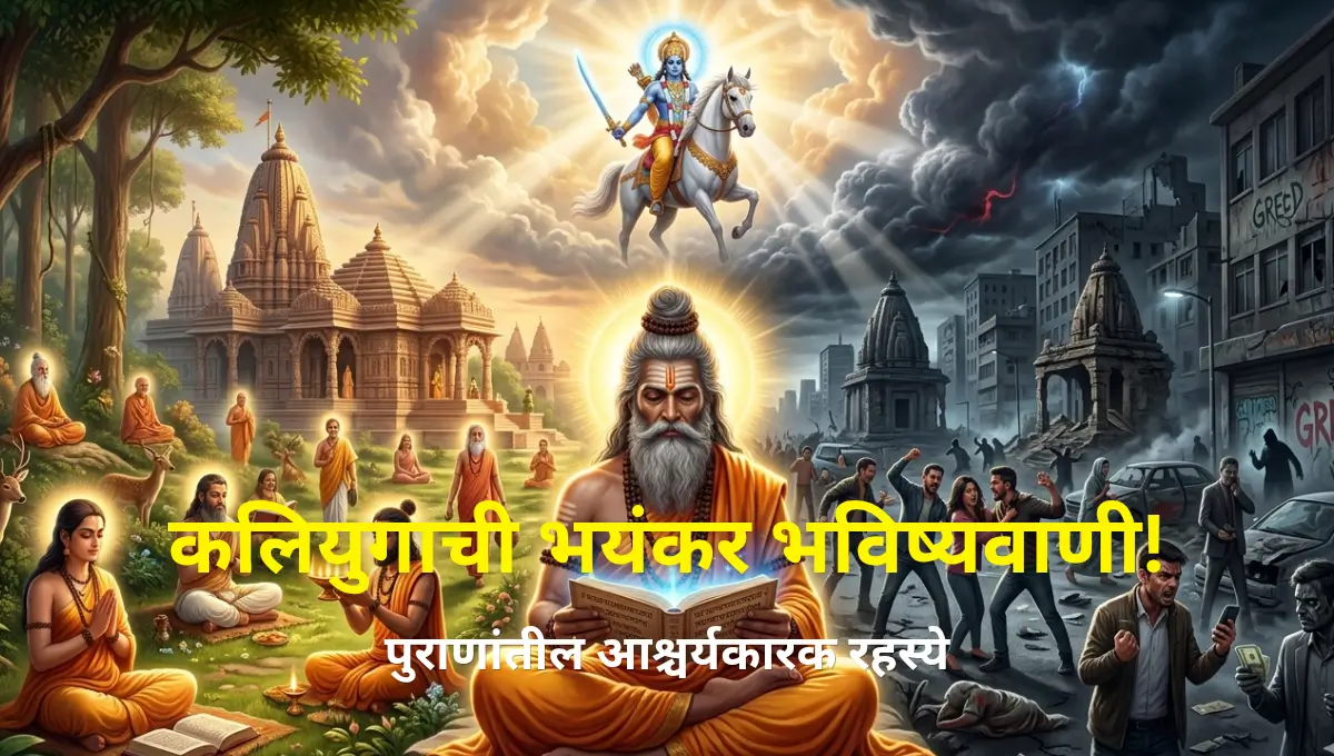 Kaliyuga in Hindu Scriptures : What Do the Puranas Predict About the Age of Darkness? | कलियुगाबद्दल पुराणांमध्ये काय सांगितले आहे? भविष्यवाणी, लक्षणे आणि रहस्ये