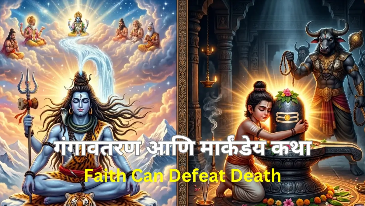 Powerful Mythological Stories of Ganga and Markandeya : Meaning & Life Lessons | गंगा आणि मार्कंडेय यांच्या प्रेरणादायी कथा आणि शिकवण