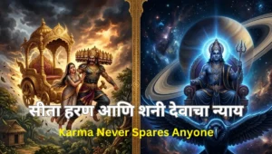 Powerful Ramayana & Hindu Stories : Sita Haran and Shani Dev’s Divine Justice | सीता हरण आणि शनी देवाचा न्याय