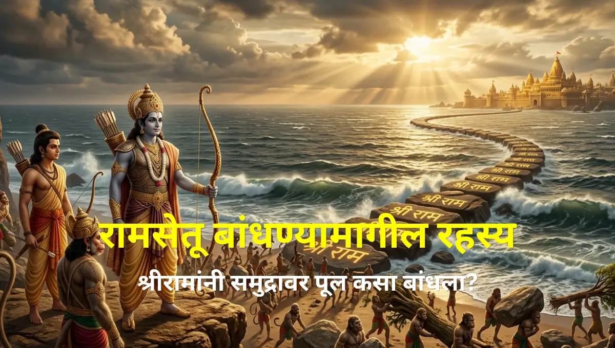 The Mystery Behind Ram Setu : How Lord Rama Built the Bridge to Lanka | रामसेतू बांधण्यामागील रहस्य : प्रभू श्रीरामांनी लंकेपर्यंत पूल कसा बांधला?
