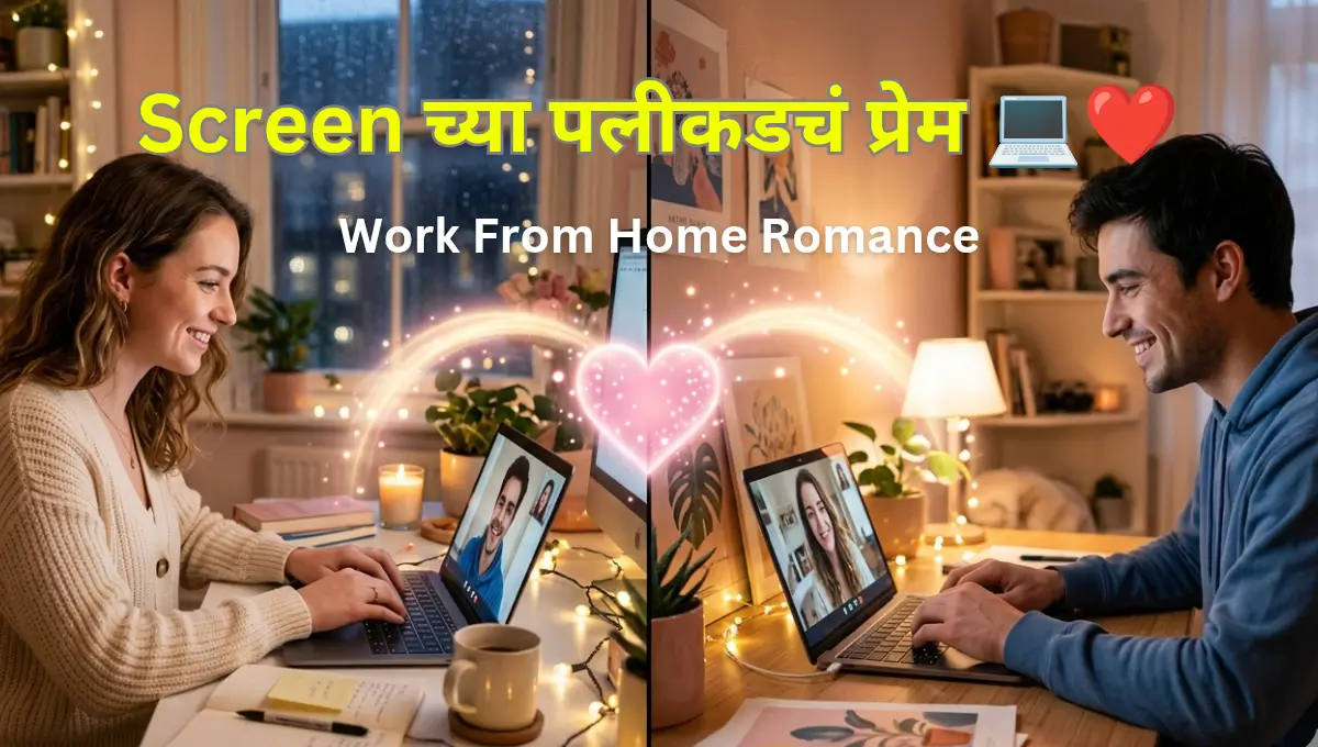 Work From Home Love Story : When Two Strangers Fell in Love Online | वर्क फ्रॉम होममध्ये फुललेलं प्रेम ❤️