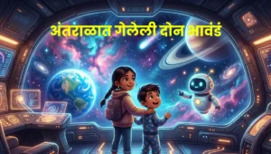 2 Siblings' Amazing Space Adventure – A Magical Bedtime Story for Kids | अंतराळात गेलेली दोन भावंडं – मुलांसाठी रोमांचक आणि जादुई झोपण्यापूर्वीची गोष्ट