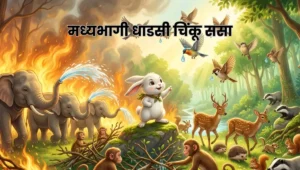 The Brave Rabbit Who Saved the Forest – A Magical Moral Story for Kids | सशाने वाचवले जंगल – धैर्य, शहाणपणा आणि एकतेची प्रेरणादायी गोष्ट