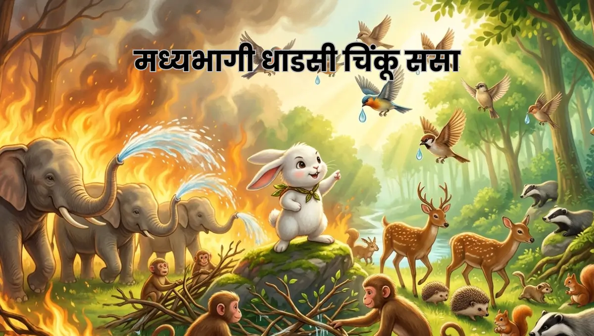 The Brave Rabbit Who Saved the Forest – A Magical Moral Story for Kids | सशाने वाचवले जंगल – धैर्य, शहाणपणा आणि एकतेची प्रेरणादायी गोष्ट