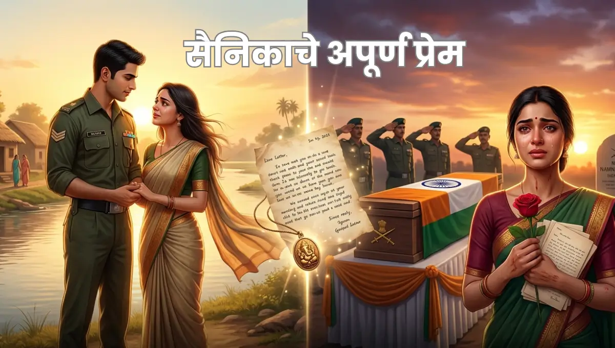 The Soldier's Unfinished Love – A Heart-Touching Love Story from the Border | सैनिकाचे अपूर्ण प्रेम – सीमेवर थांबलेली एक हृदयस्पर्शी प्रेमकथा