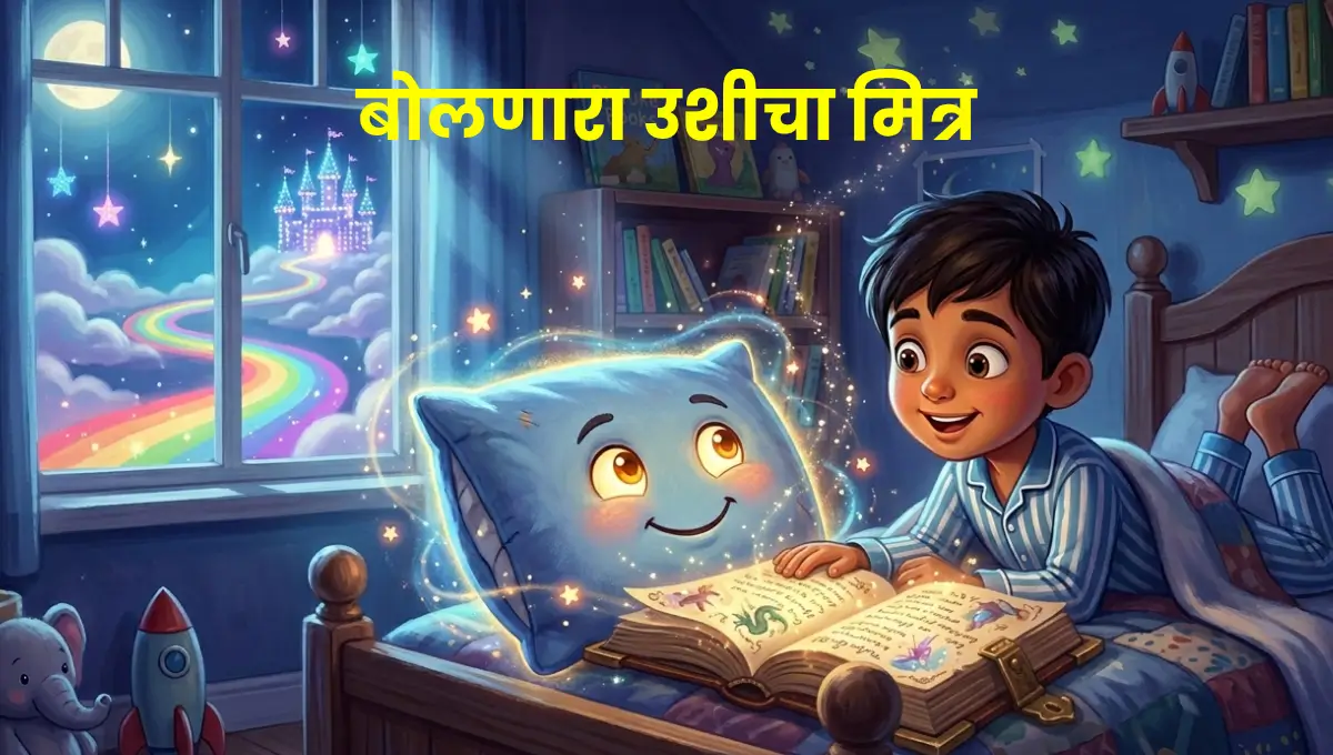 The Talking Pillow Friend – A Magical Bedtime Story for Kids | बोलणारा उशीचा मित्र – मुलांसाठी जादुई झोपण्यापूर्वीची सुंदर गोष्ट