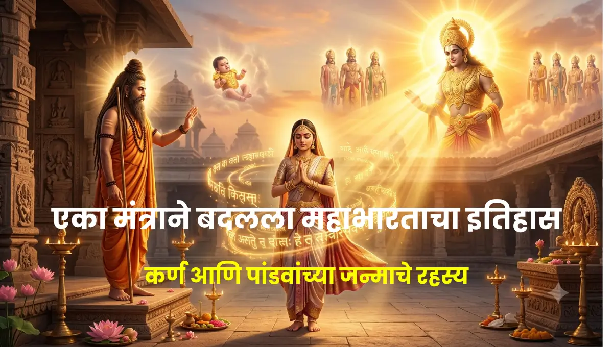The Secret of Kunti’s Divine Mantra : The Mysterious Blessing Behind the Birth of the Pandavas | कुंतीला मिळालेल्या मंत्राचे रहस्य : पांडवांच्या जन्मामागील दैवी वरदान